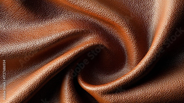 Obraz Surface en cuir marron