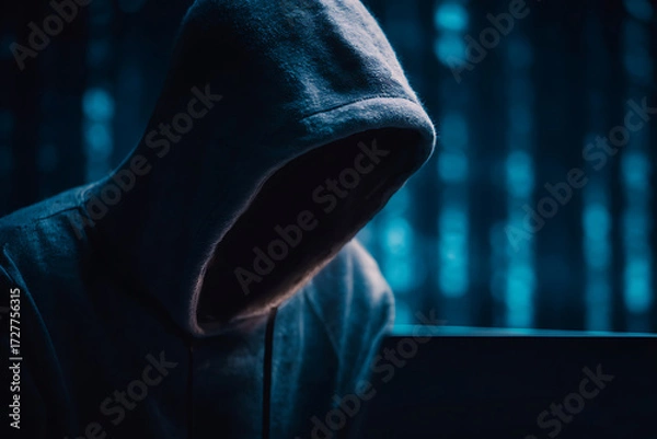 Fototapeta Modern technology environment highlighting importance of cybersecurity and secure digital practices