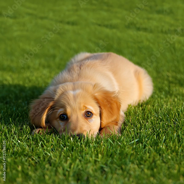 Obraz golden retriever dog