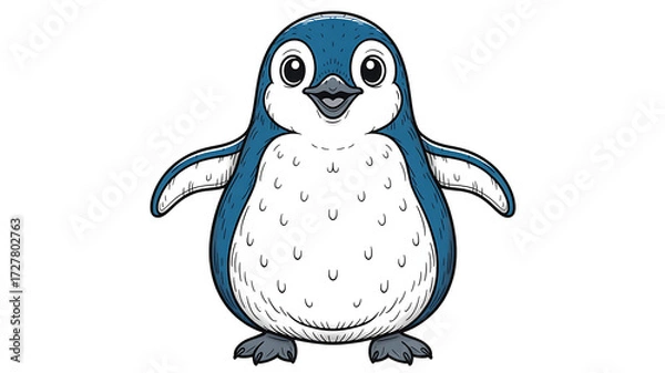 Fototapeta Cute Character Design for Art and Kids in an Engaging Environment