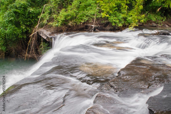 Obraz Under level of Huayloung Waterfall in Phujong Nayoy Nation Park