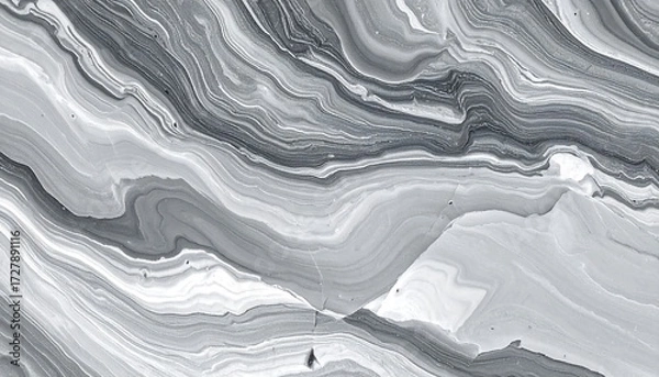 Obraz Abstract gray and white marble texture