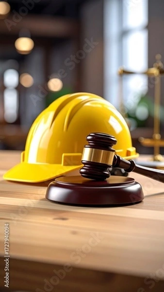 Fototapeta Construction law concept