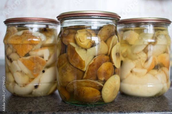 Fototapeta Маринованные грибы