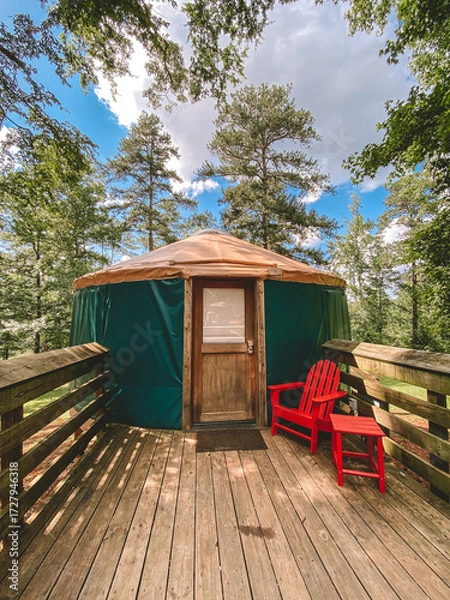 Obraz yurt at state park