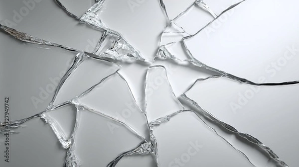 Obraz Fractured Glass Shards