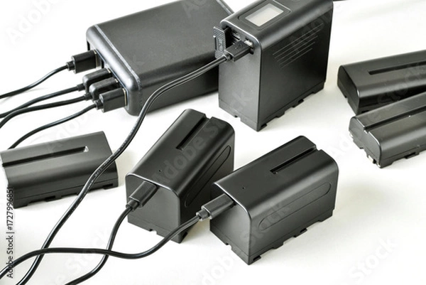 Fototapeta モバイルバッテリー充電イメージ