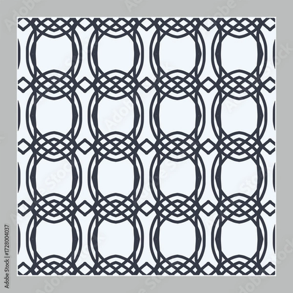 Obraz Interwoven Circles a pattern of interwoven circles forming a complex web.