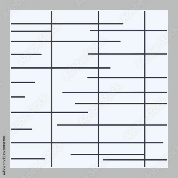 Obraz Linear Flow a pattern of horizontal and vertical lines that forms a dynamic grid.