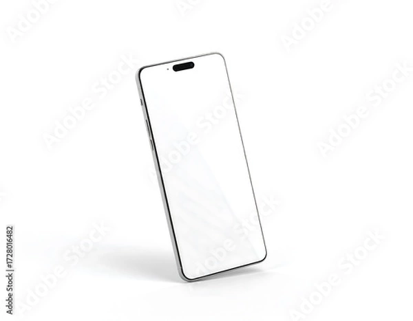 Obraz Modern white smartphone mockup