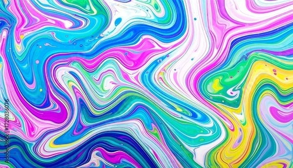 Obraz Abstract swirling colors (9)