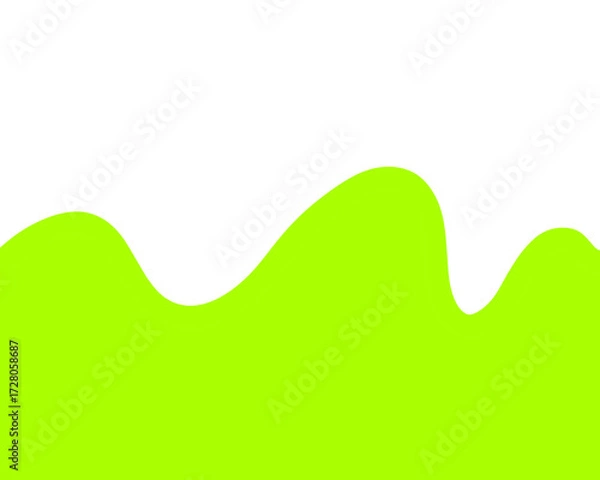 Fototapeta sea ​​wave background, neon green color, for presentation, wallpaper