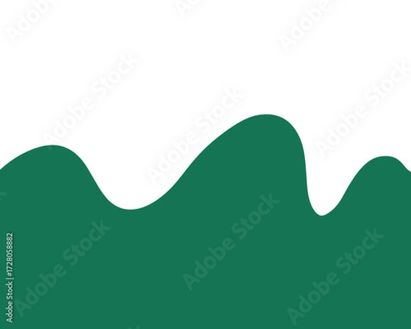 Fototapeta sea ​​wave background, green color, for presentation, wallpaper