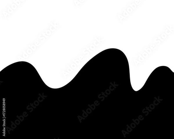 Fototapeta sea ​​wave background, black and white color, for presentation, wallpaper