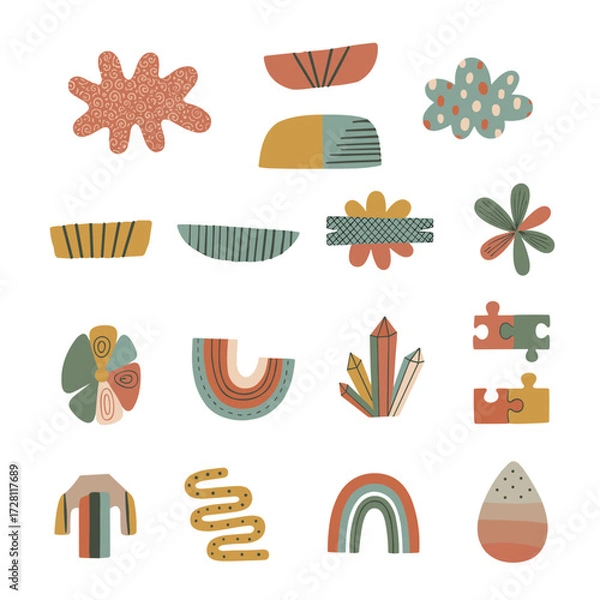 Obraz Hand Drawn Shapes #05