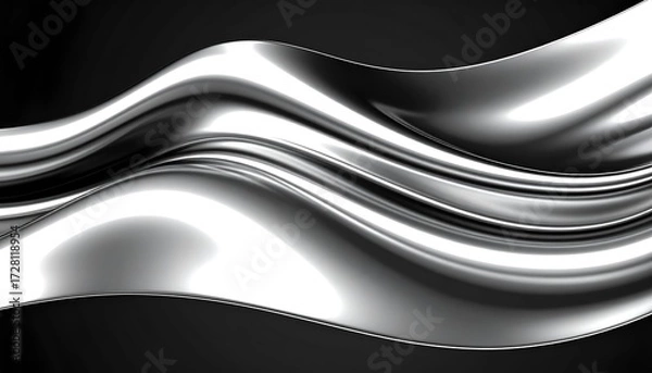 Fototapeta waves motion line curve design background
