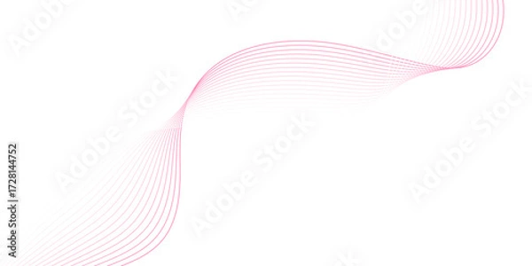 Fototapeta Premium abstract background design with wave line pattern texture in luxury pastel color.
