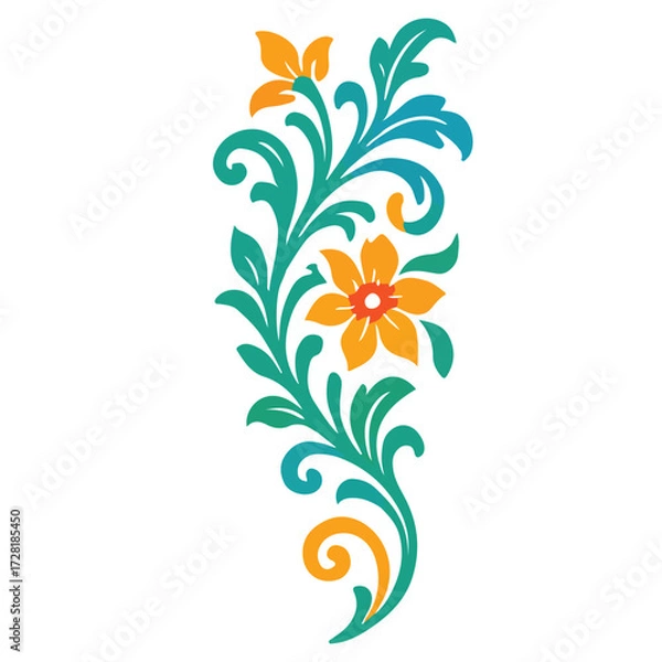 Obraz Modern Batik java Ornament