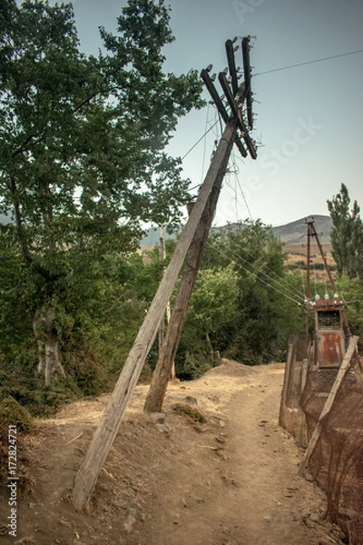 Obraz old transformer village