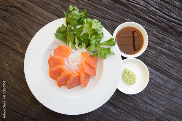 Obraz Sassimi salmon