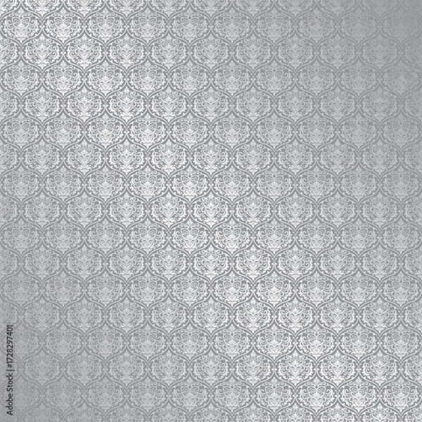 Fototapeta seamless pattern with white flowers