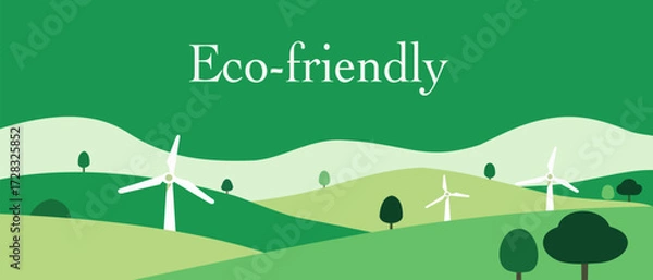Obraz Eco-friendly community
