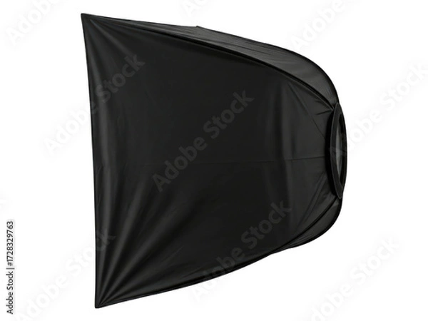 Fototapeta Collapsible photography studio softbox for diffusing light on a transparent background