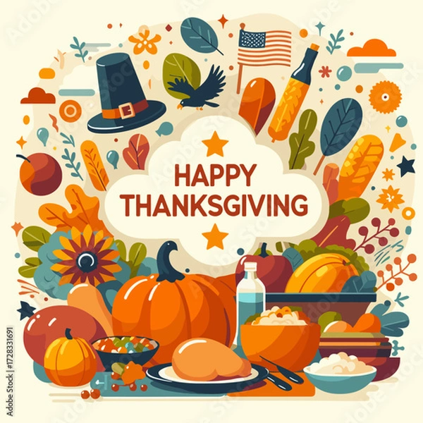 Obraz Happy Thansgiving