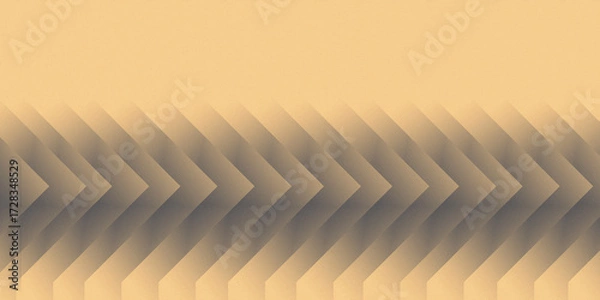 Fototapeta golden grey color gradient dark background chevron shapes pattern grainy noise texture banner, website header design	