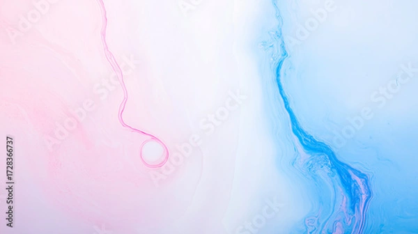 Fototapeta Watercolor illustration featuring fluffy clouds in vibrant pink, purple, and orange shades, creating a dreamy sky ambiance with soft textures and gradients