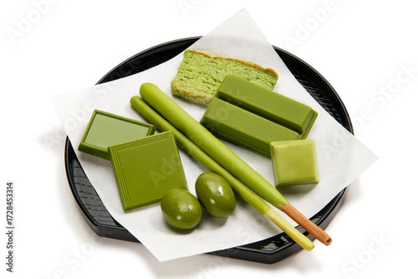 Fototapeta 抹茶を練り込んだ日本のチョコレート菓子