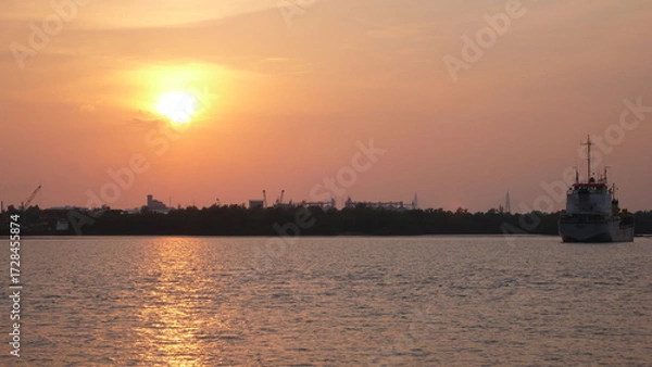 Obraz sunset over the sea