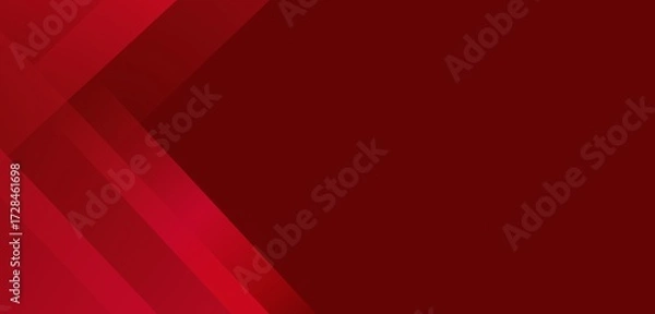 Fototapeta Modern Red Abstract Geometric Background for Business and Presentation Design