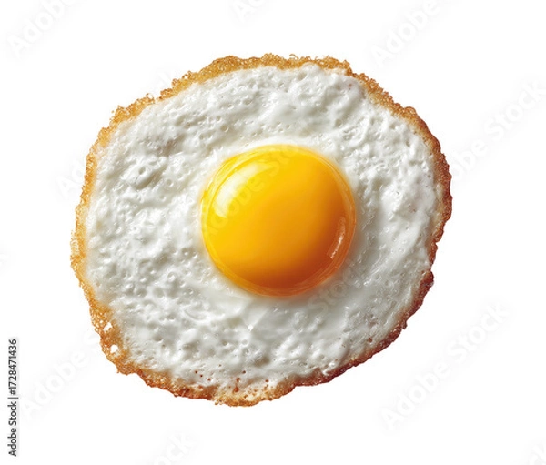 Fototapeta Fried egg, close-up view (2)