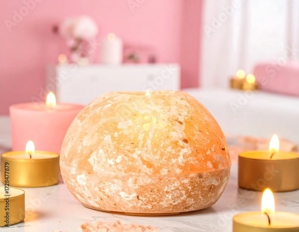 Obraz Candles on marble