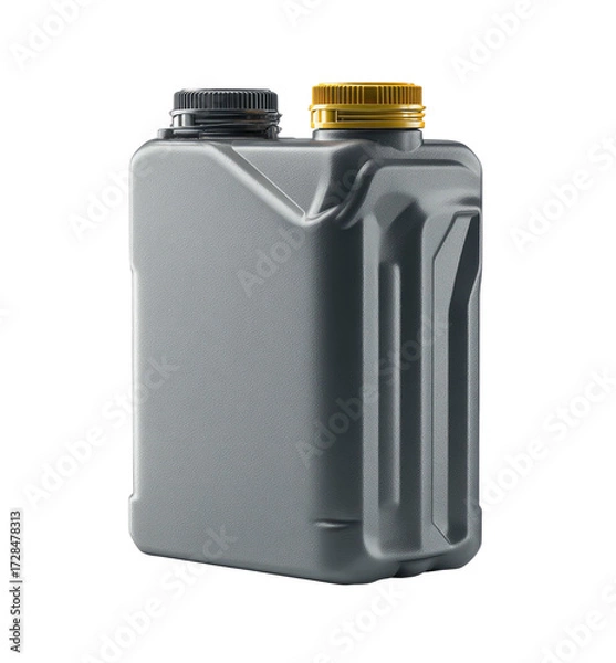 Fototapeta Gray plastic container with two lids (2)