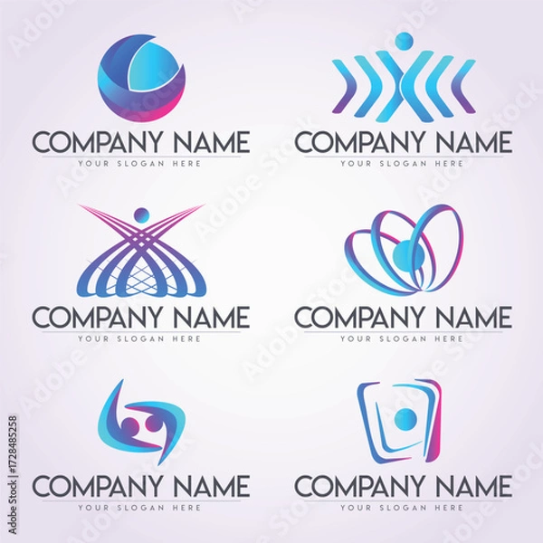 Obraz company logo design