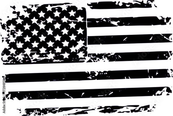 Obraz black and white grunge banners