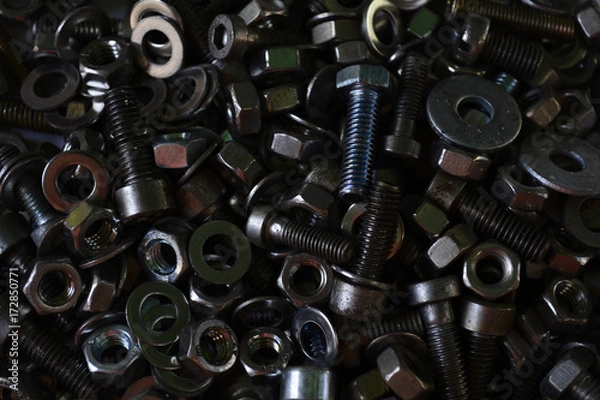 Obraz nuts, bolts and screws