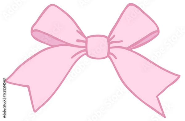 Obraz Pink ribbon bow