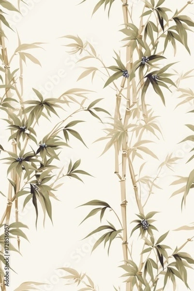 Fototapeta Pattern of flowers on light background