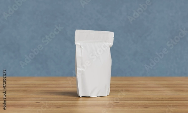 Obraz 지퍼 달린 알루미늄 호일 포장 목업 Aluminium Foil Package with Zipper Mock up