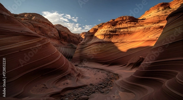 Obraz Exploring the unique rock formations of antelope canyon arizona landscape photography natural wonders sunset view