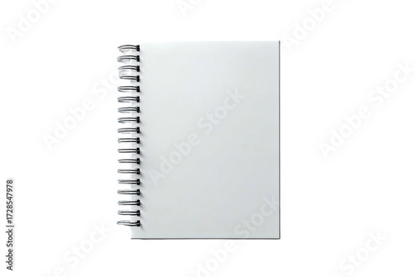 Obraz Blank spiral-bound notebook