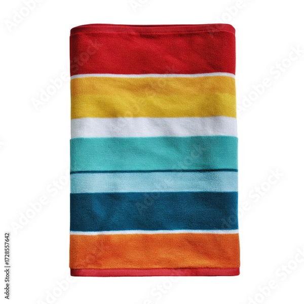 Obraz Vibrant striped towel