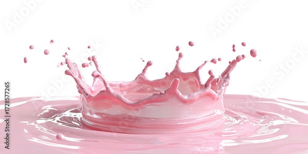 Obraz Pink liquid splash (1)