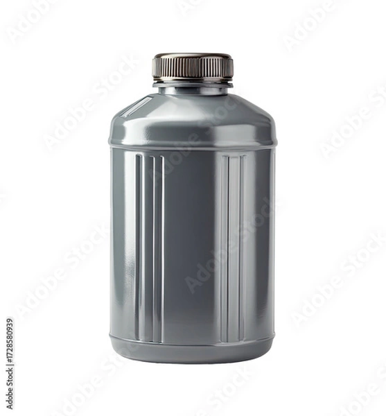 Obraz Gray plastic bottle with lid