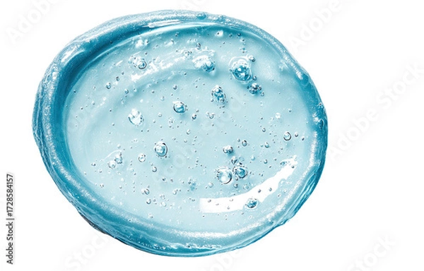 Obraz Light blue, gel-like substance, close-up