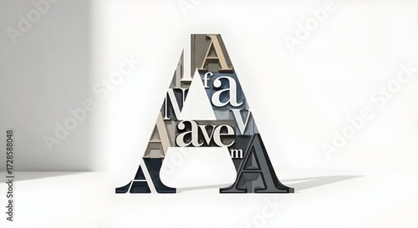 Fototapeta The Art of A: Creative Letter A Designs
