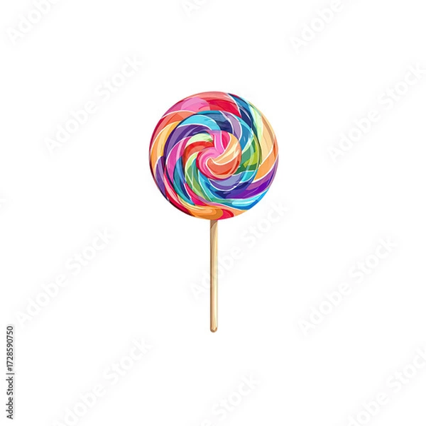 Obraz Colorful lollipop on a stick